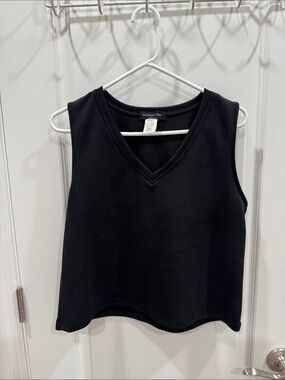 Women's Black V-Neck Tank